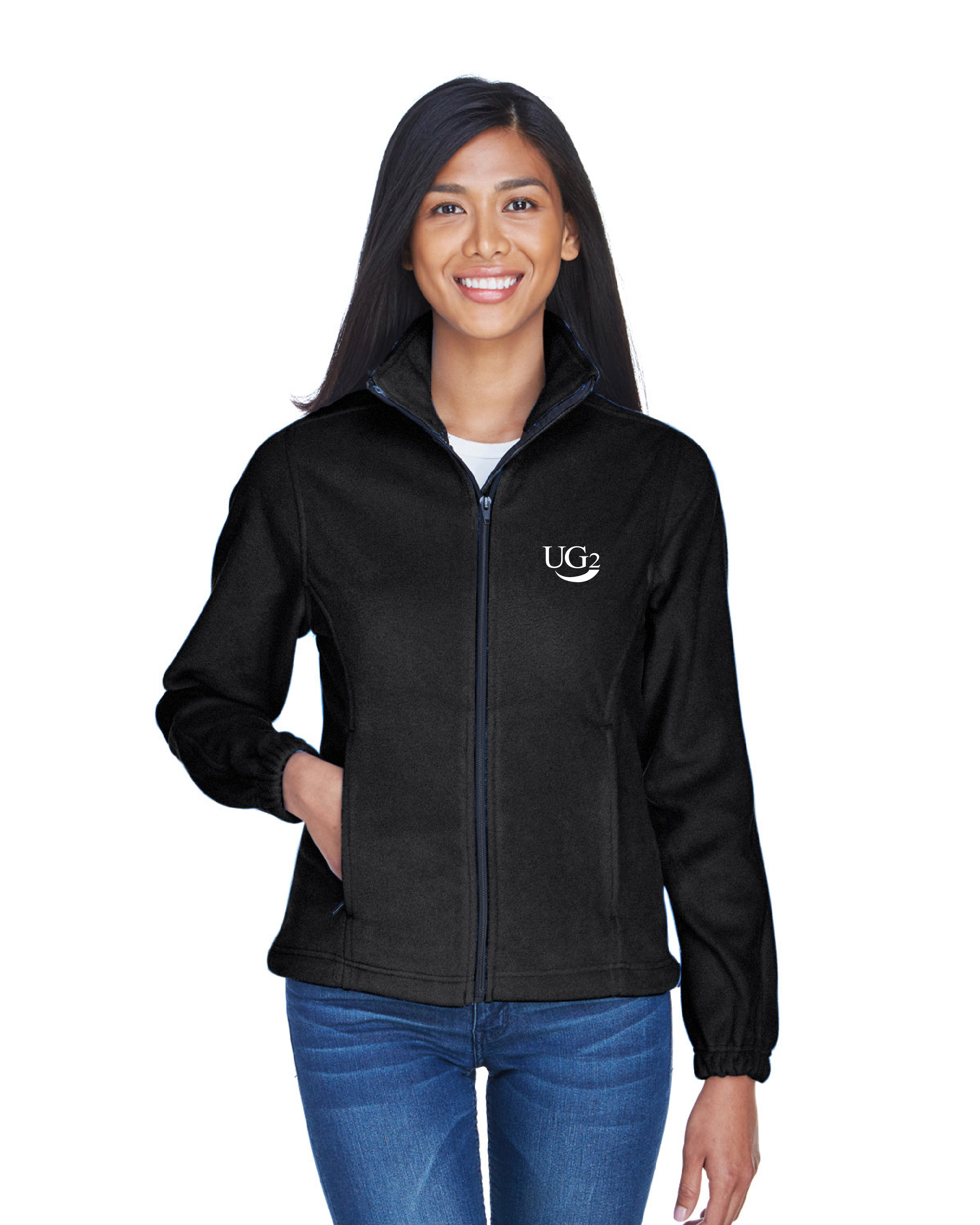 UG2 8481 Ladies\' Iceberg Fleece Full-Zip Jacket With Embroidered Logo